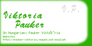 viktoria pauker business card